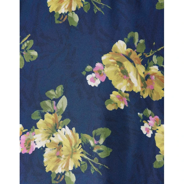 La DoubleJ Lela Dress Dea Dahlia Blue Petrol in Compact Jersey - Dresses - Milanese Maximalist Fashion at Luxury Shoes 