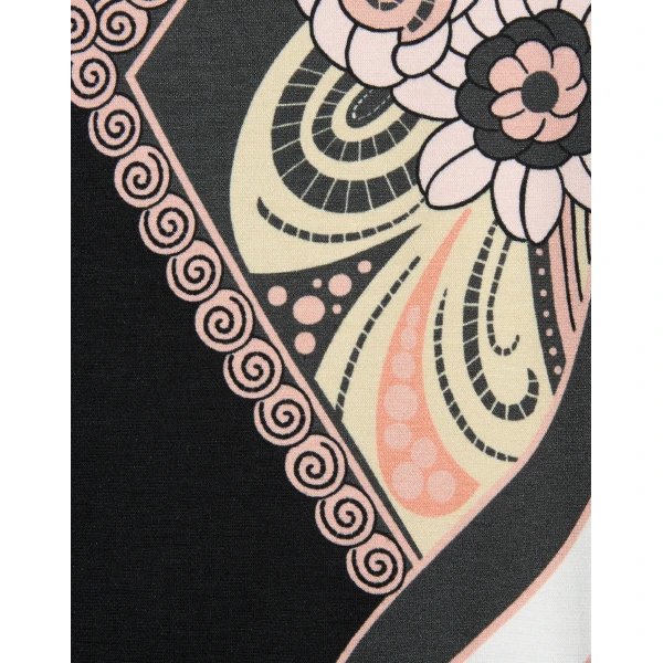 La DoubleJ Lela Mini Dress Ambrosia Placée Black in Interlock Jersey - Dresses - Milanese Maximalist Fashion at Luxury Shoes 