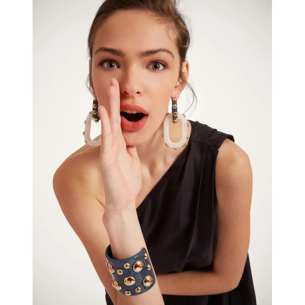 La DoubleJ Long Camerino Dress Blooming Tulip Placée Dark Green in Crepe De Chine - Dresses - Milanese Maximalist Fashion at Luxury Shoes 