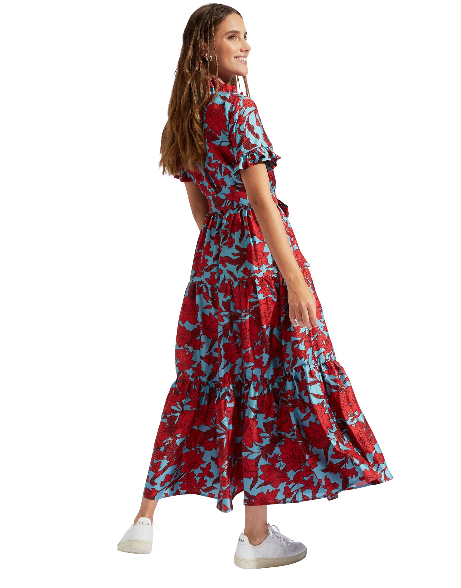 La-Double-J-Long-Sleeve-Swing-Dress-Heath-Mint-in-Flowy-Jersey56651_nobg La DoubleJ Long Sleeve Swing Dress Heath Mint in Flowy Jersey - Dresses - Milanese Maximalist Fashion at Luxury Shoes