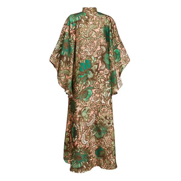 La DoubleJ Magnifico Dress Anemone Pink in Twill Silk - Dresses - Milanese Maximalist Fashion at Luxury Shoes 