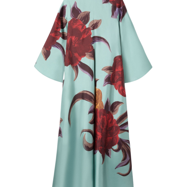 La DoubleJ Magnifico Dress Florence Placée Ivory in Silk Twill