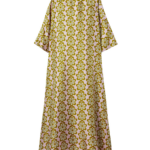 La DoubleJ Magnifico Dress Monstera in Silk Twill - Dresses - Milanese Maximalist Fashion at Luxury Shoes 
