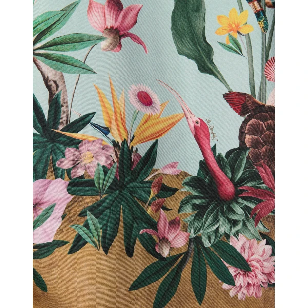 La DoubleJ Magnifico Dress Swathe Placée Pink in Silk Twill - Dresses - Milanese Maximalist Fashion at Luxury Shoes 