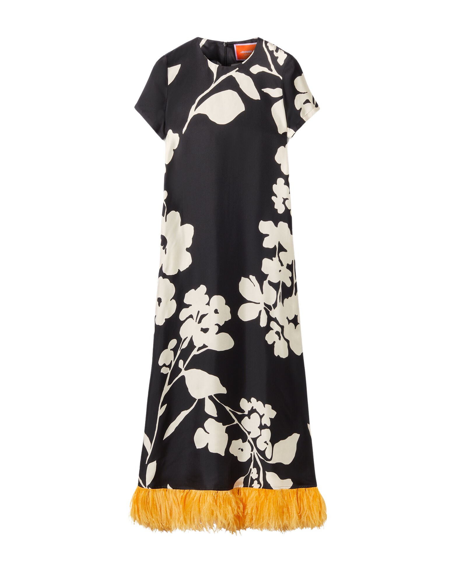 La-Double-J-Magnifico-Midi-Dress-Blooming-Tulip-Placee-Dark-Green-in-Silk-Georgette70373_nobg La DoubleJ Magnifico Midi Dress Blooming Tulip Placée Dark Green in Silk Georgette - Dresses - Milanese Maximalist Fashion at Luxury Shoes