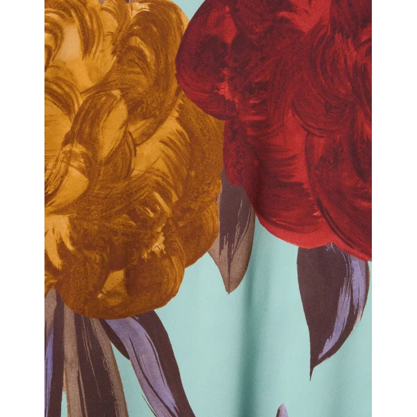 La DoubleJ Mini Gingerbread Dress Iris Placée Dark Orange in Flat Cotton Stretch - Dresses - Milanese Maximalist Fashion at Luxury Shoes 