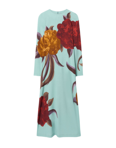 La DoubleJ Mini Gingerbread Dress Iris Placée Dark Orange in Flat Cotton Stretch - Dresses - Milanese Maximalist Fashion at Luxury Shoes 