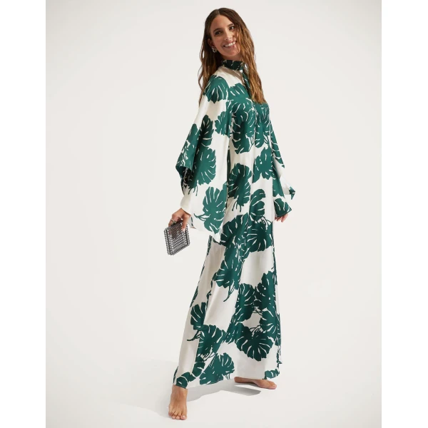 La DoubleJ Mini Gingerbread Dress Swathe Placée Pink in Cotton Drill - Dresses - Milanese Maximalist Fashion at Luxury Shoes 