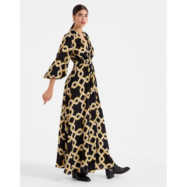 La DoubleJ Mini Portofino Dress Reef White in Printed Lace - Dresses - Milanese Maximalist Fashion at Luxury Shoes 