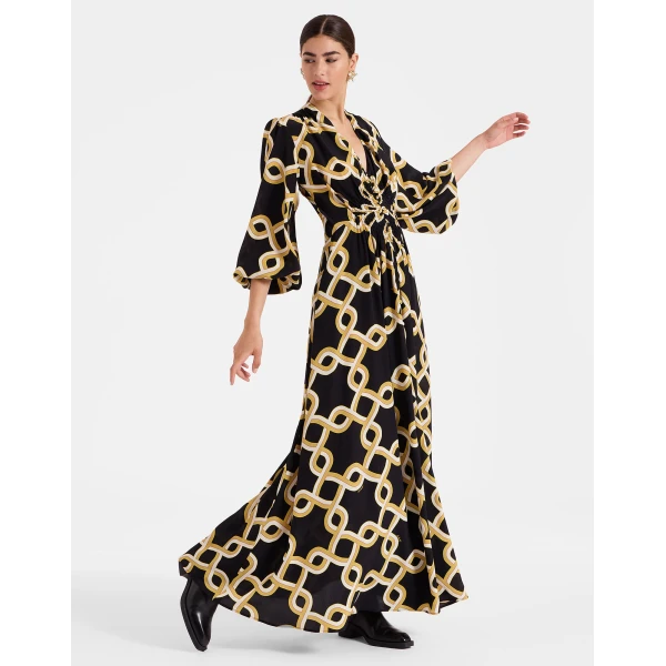 La DoubleJ Mini Portofino Dress Reef White in Printed Lace - Dresses - Milanese Maximalist Fashion at Luxury Shoes 
