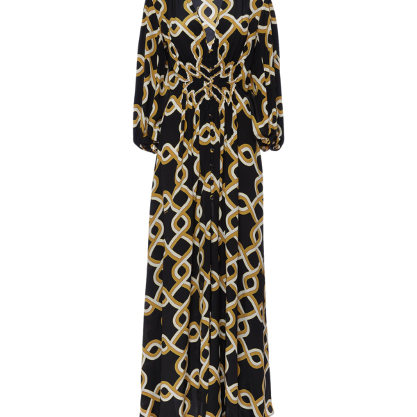 La DoubleJ Mini Portofino Dress Reef White in Printed Lace