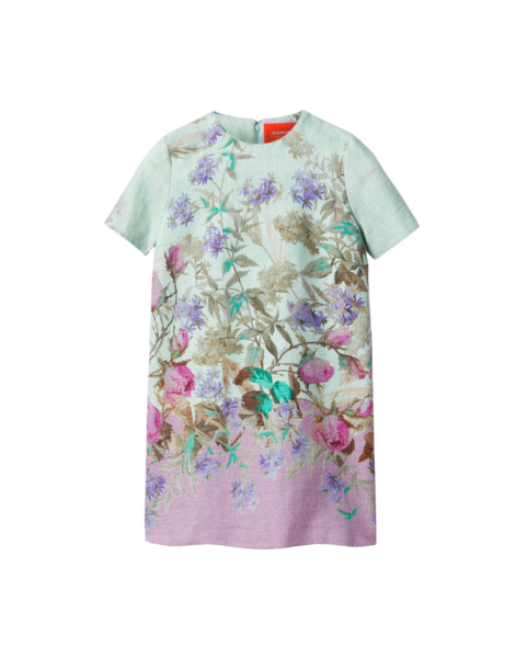 La DoubleJ Mini Swing Dress Heath Placée Mint in Rustic Cotton - Dresses - Milanese Maximalist Fashion at Luxury Shoes 