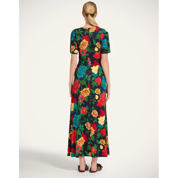 La DoubleJ Naiad Dress Regalia Placée Menta in Silk Chiffon - Dresses - Milanese Maximalist Fashion at Luxury Shoes 