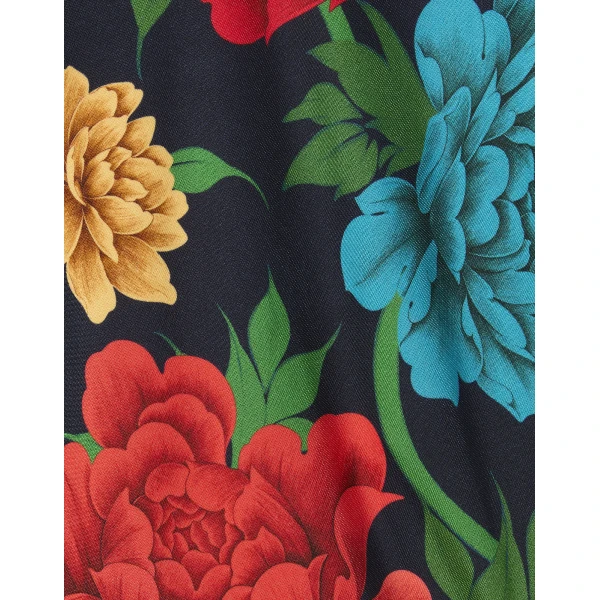 La DoubleJ Naiad Dress Regalia Placée Menta in Silk Chiffon - Dresses - Milanese Maximalist Fashion at Luxury Shoes 