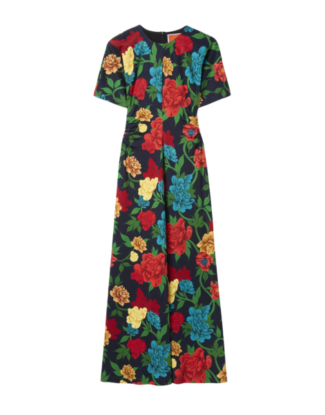 La DoubleJ Naiad Dress Regalia Placée Menta in Silk Chiffon - Dresses - Milanese Maximalist Fashion at Luxury Shoes 