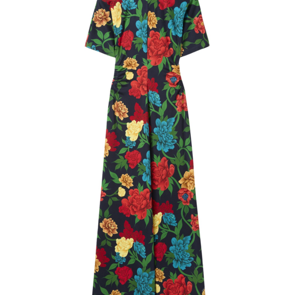 La DoubleJ Naiad Dress Regalia Placée Menta in Silk Chiffon