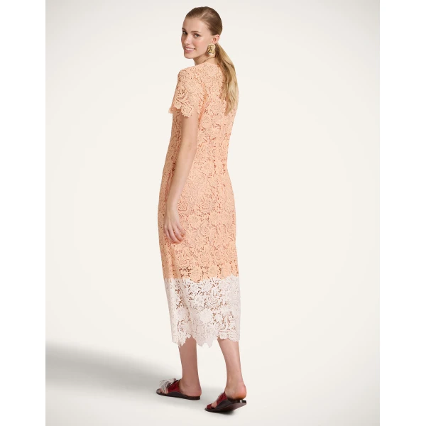 La DoubleJ Roy Dress Lemuria Placée Blue in Silk Twill - Dresses - Milanese Maximalist Fashion at Luxury Shoes 