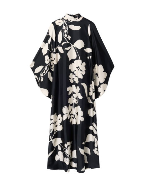 La DoubleJ Roy Dress Swathe Placée Pink in Silk Twill - Dresses - Milanese Maximalist Fashion at Luxury Shoes 