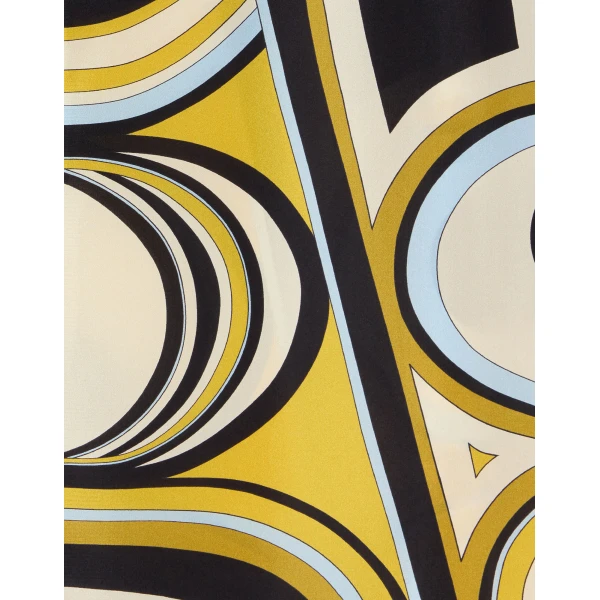 La DoubleJ Scarf Dress Sanctuary Placée Gold in Silk Voile - Dresses - Milanese Maximalist Fashion at Luxury Shoes 