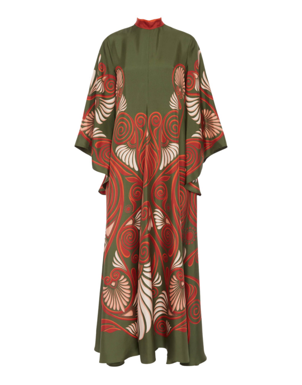 La DoubleJ Sophia Dress Windowpane Red in Silk Mix Jacquard - Dresses - Milanese Maximalist Fashion at Luxury Shoes 
