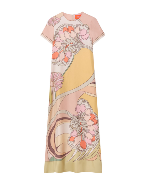 La DoubleJ Sporty Swing Dress Borboni in Cotton Jersey - Dresses - Milanese Maximalist Fashion at Luxury Shoes 