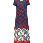 La DoubleJ Sporty Swing Dress Palmetto Placée in Cotton Jersey - Dresses - Milanese Maximalist Fashion at Luxury Shoes 