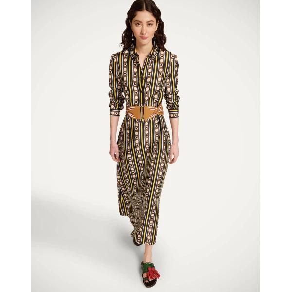 La DoubleJ Sporty Swing Dress Selva White in Cotton Jersey - Dresses - Milanese Maximalist Fashion at Luxury Shoes 