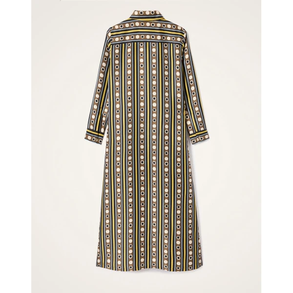 La DoubleJ Sporty Swing Dress Selva White in Cotton Jersey - Dresses - Milanese Maximalist Fashion at Luxury Shoes 