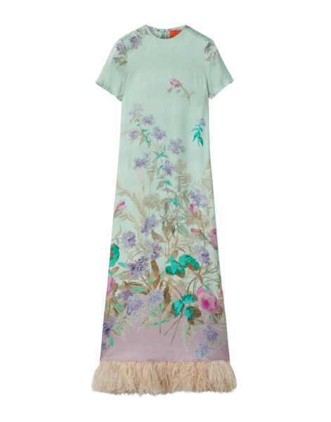 La DoubleJ Super Mini Swing Dress Palazzo Chocolate in Paillettes - Dresses - Milanese Maximalist Fashion at Luxury Shoes 