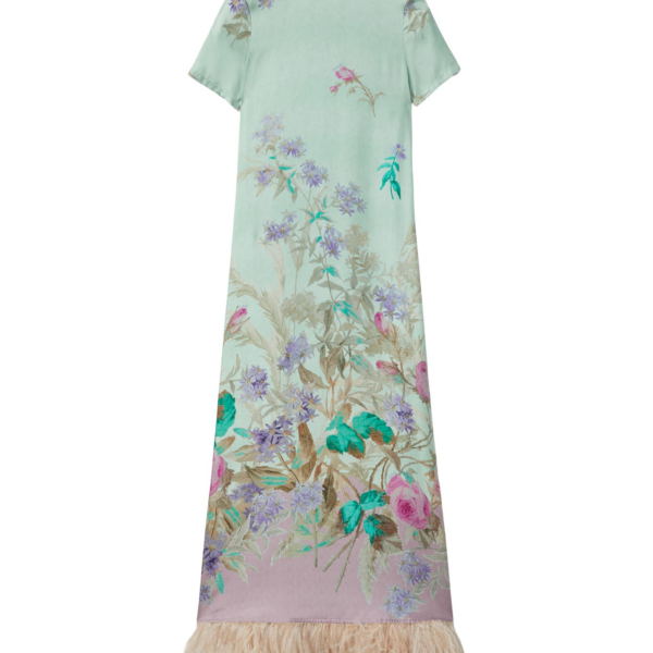 La DoubleJ Super Mini Swing Dress Palazzo Chocolate in Paillettes