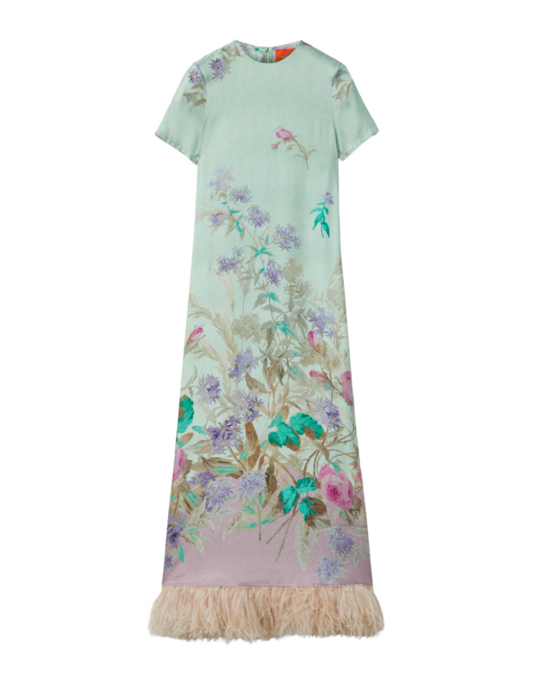 La DoubleJ Super Mini Swing Dress Palazzo Chocolate in Paillettes - Dresses - Milanese Maximalist Fashion at Luxury Shoes 