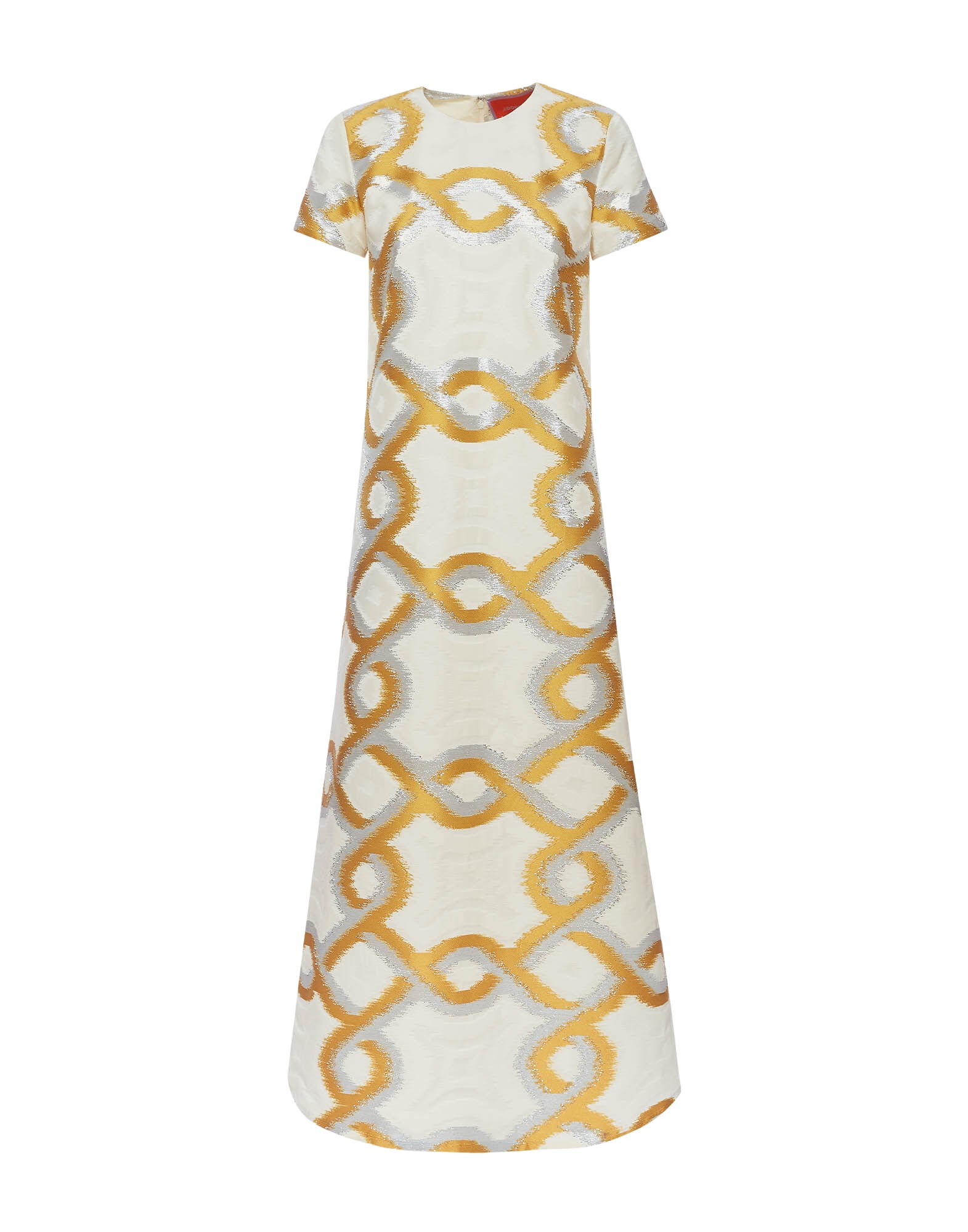 La-Double-J-Super-Swing-Dress-Solid-Apricot-in-Cotton-Macrame20799_nobg La DoubleJ Super Swing Dress Solid Apricot in Cotton Macramé - Dresses - Milanese Maximalist Fashion at Luxury Shoes