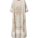 La DoubleJ Super Swing Dress The Nile Black in Jacquard - Dresses - Milanese Maximalist Fashion at Luxury Shoes 