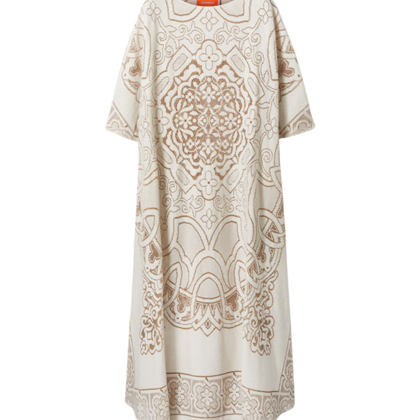 La DoubleJ Super Swing Dress The Nile Black in Jacquard