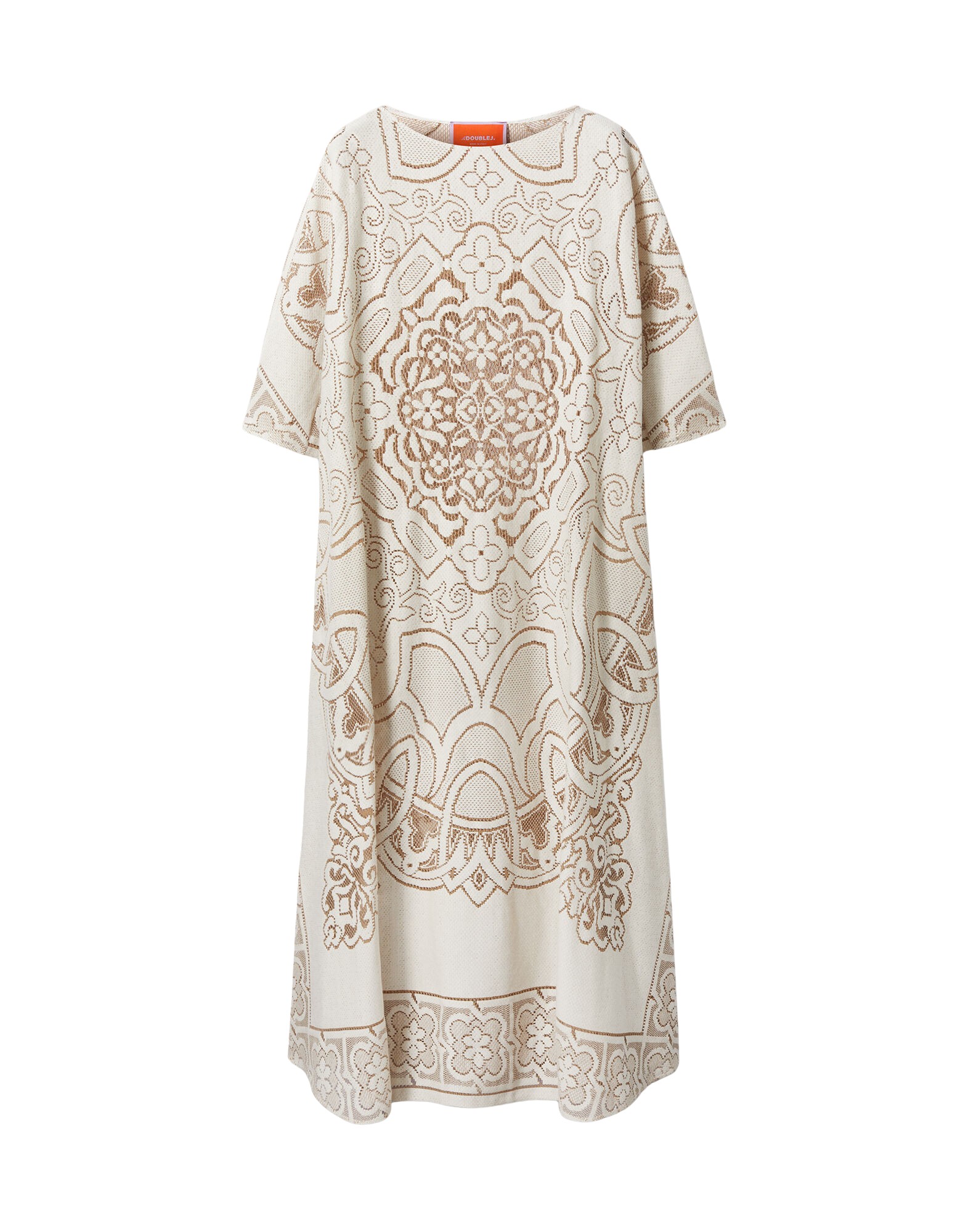 La-Double-J-Super-Swing-Dress-The-Nile-Black-in-Jacquard45224_nobg La DoubleJ Super Swing Dress The Nile Black in Jacquard - Dresses - Milanese Maximalist Fashion at Luxury Shoes