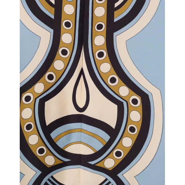 La DoubleJ Swing Dress Agua Cream in Macramé - Dresses - Milanese Maximalist Fashion at Luxury Shoes 