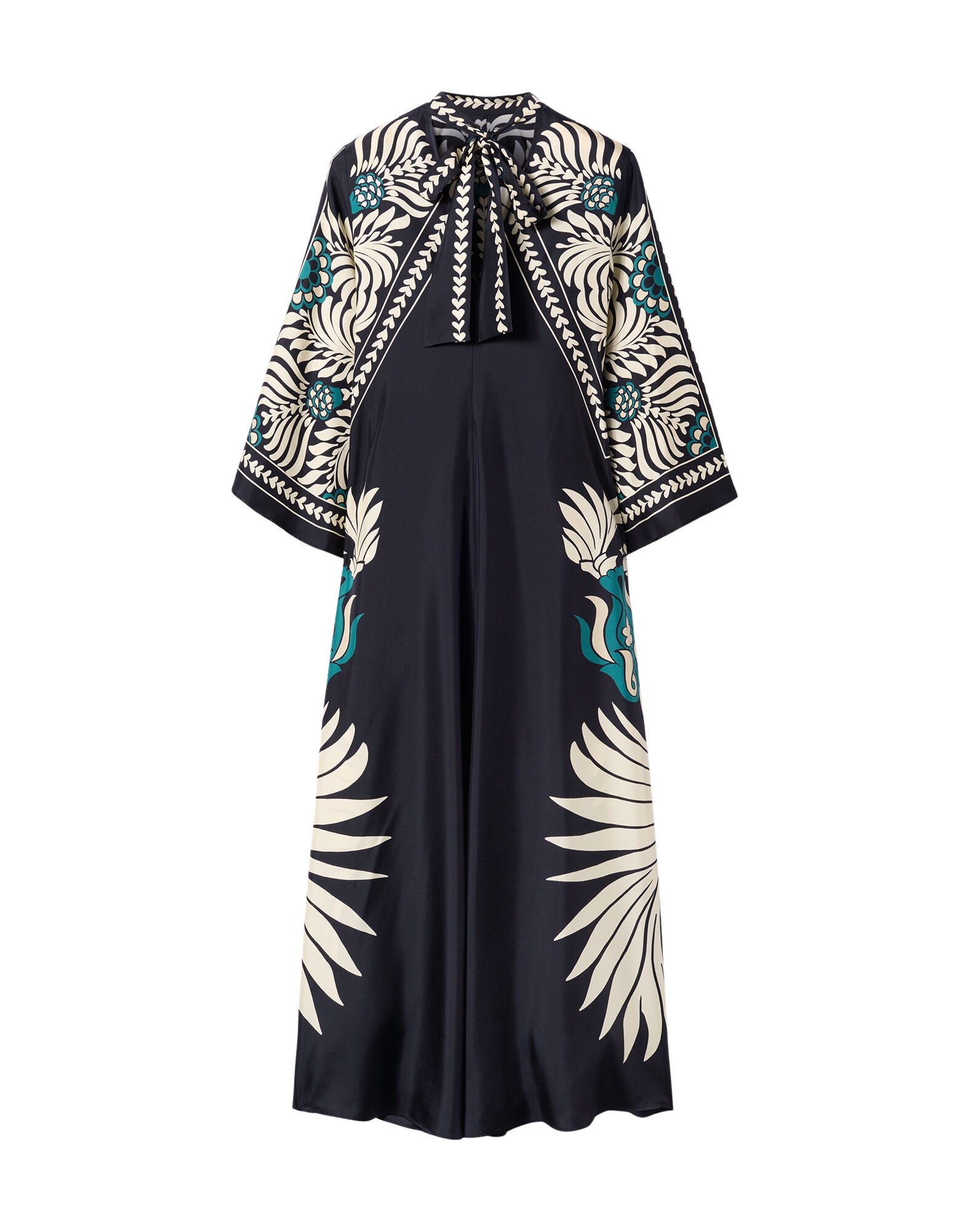 La-Double-J-Swing-Dress-Iris-Placee-Ivory-in-Silk-Twill39805_nobg La DoubleJ Swing Dress Iris Placée Ivory in Silk Twill - Dresses - Milanese Maximalist Fashion at Luxury Shoes