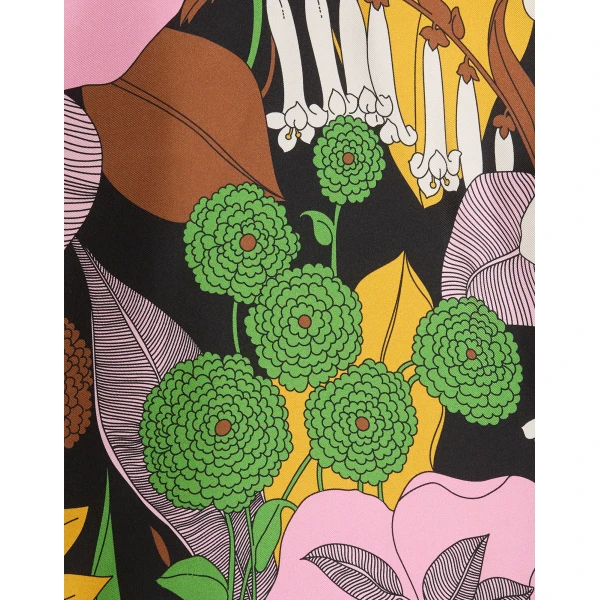 La DoubleJ Swing Dress Paesaggio in Silk - Dresses - Milanese Maximalist Fashion at Luxury Shoes 