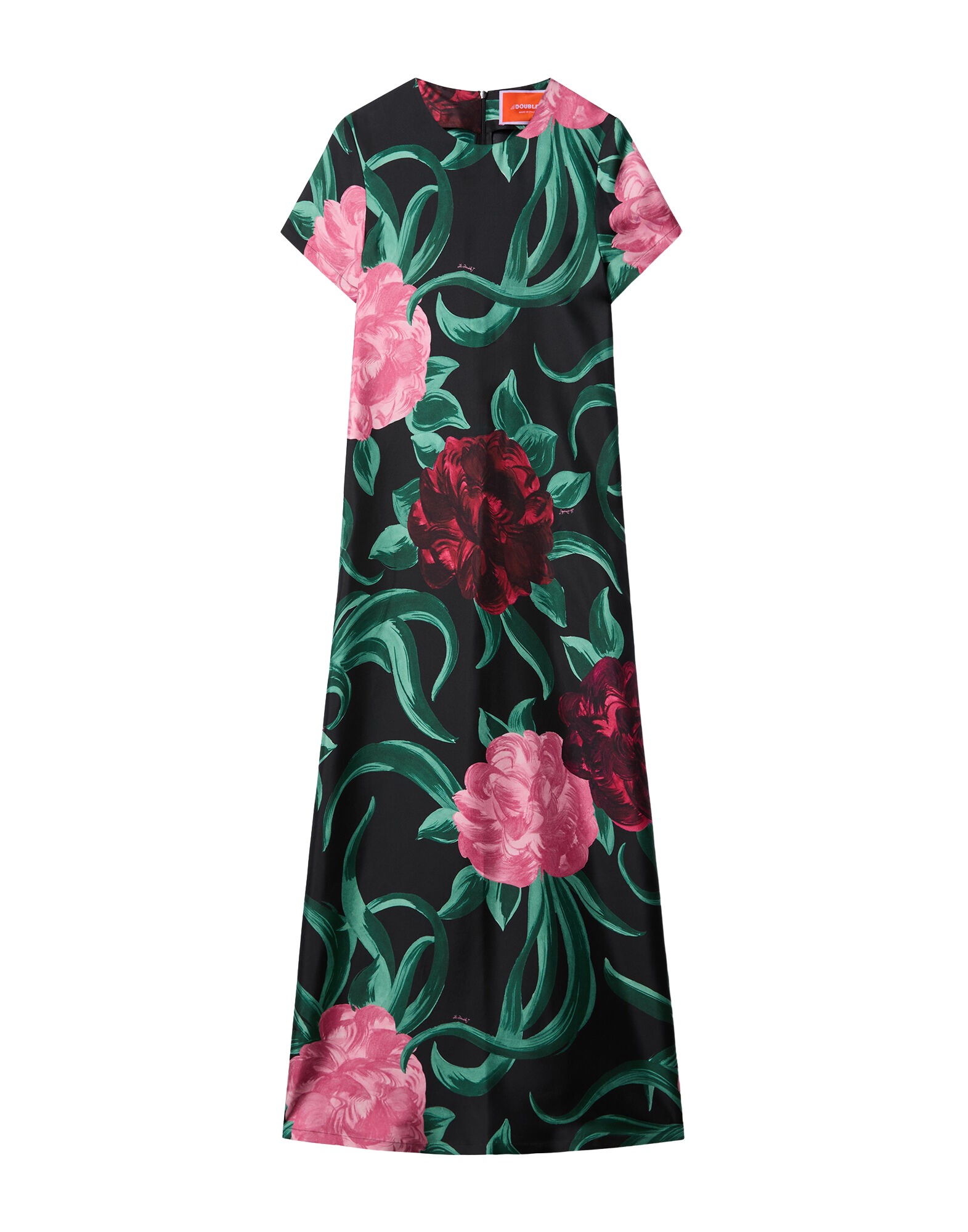 La-Double-J-Swing-Dress-Peony-Black-in-Silk-Twill29808_nobg La DoubleJ Swing Dress Peony Black in Silk Twill - Dresses - Milanese Maximalist Fashion at Luxury Shoes