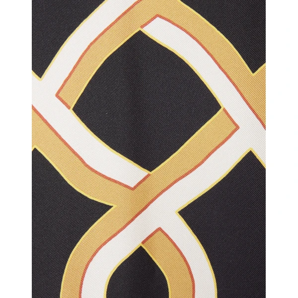 La DoubleJ Swing Dress Tackle Black in Silk Twill With Feathers - Dresses - Milanese Maximalist Fashion at Luxury Shoes 