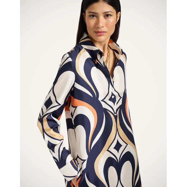 La DoubleJ Swing Dress Tackle Gold in Jacquard - Dresses - Milanese Maximalist Fashion at Luxury Shoes 