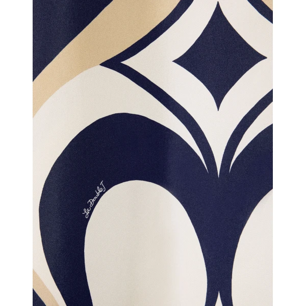 La DoubleJ Swing Dress Tackle Gold in Jacquard - Dresses - Milanese Maximalist Fashion at Luxury Shoes 
