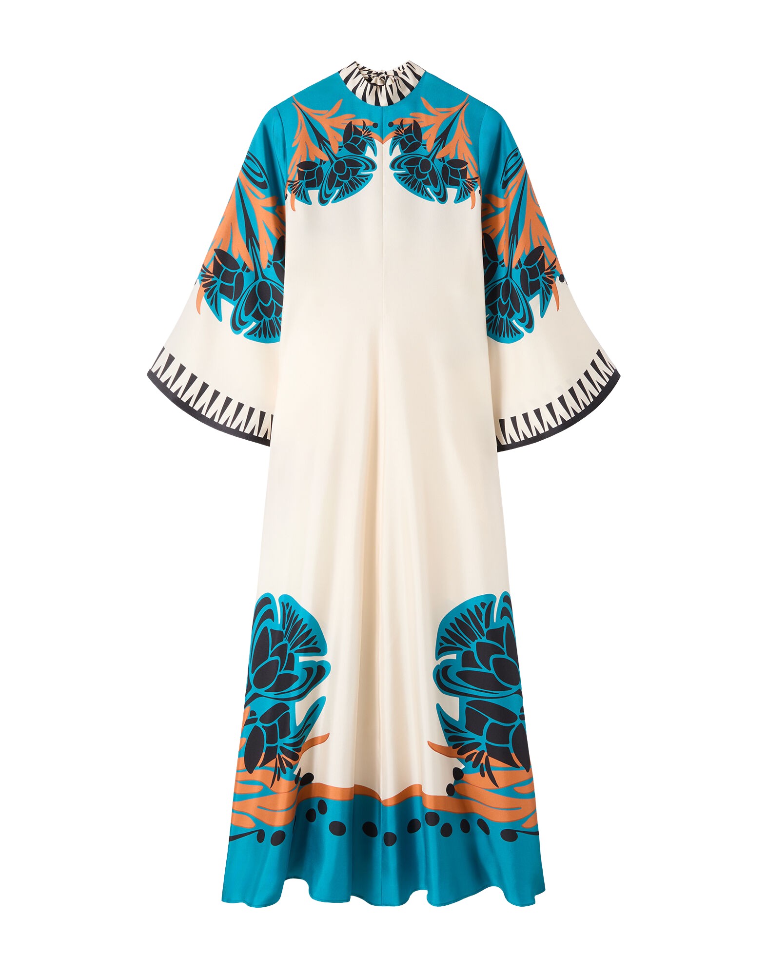 La-Double-J-Swing-Dress-Woodland-Placee-Burgundy-in-Silk-Twill19472_nobg La DoubleJ Swing Dress Woodland Placée Burgundy in Silk Twill - Dresses - Milanese Maximalist Fashion at Luxury Shoes