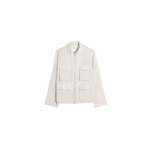 Lemaire 3d Pocket Jacket in Washed Technical Cotton - Jackets - Parisian Minimalist Luxury at Luxury Shoes 