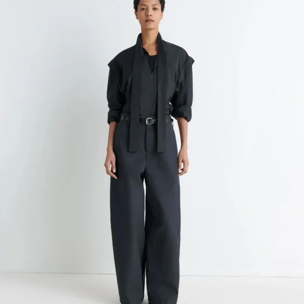 Lemaire Ascot Blouse Washed Cotton Silk, view 3