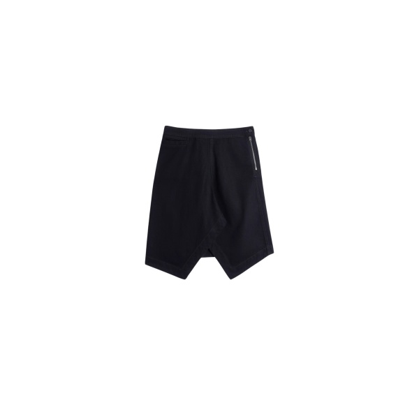 Lemaire Asymmetric Skirt in Denim - Skirts - Parisian Minimalist Luxury at Luxury Shoes 