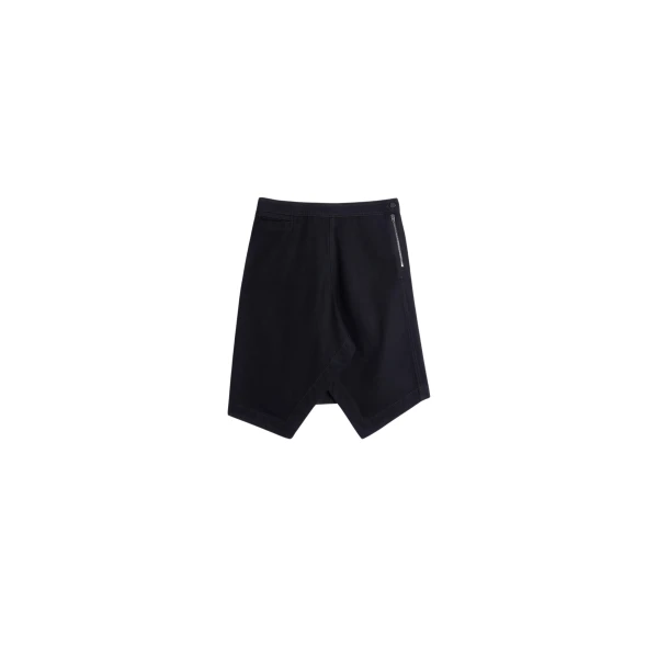 Lemaire Asymmetric Skirt in Denim - Skirts - Parisian Minimalist Luxury at Luxury Shoes 