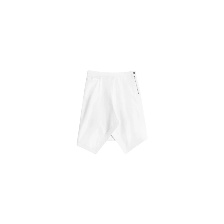 Lemaire Asymmetric Skirt in Denim - Skirts - Parisian Minimalist Luxury at Luxury Shoes 