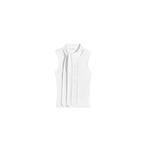 Lemaire Asymmetrical Fitted Top in Jersey - Tops - Parisian Minimalist Luxury at Luxury Shoes 