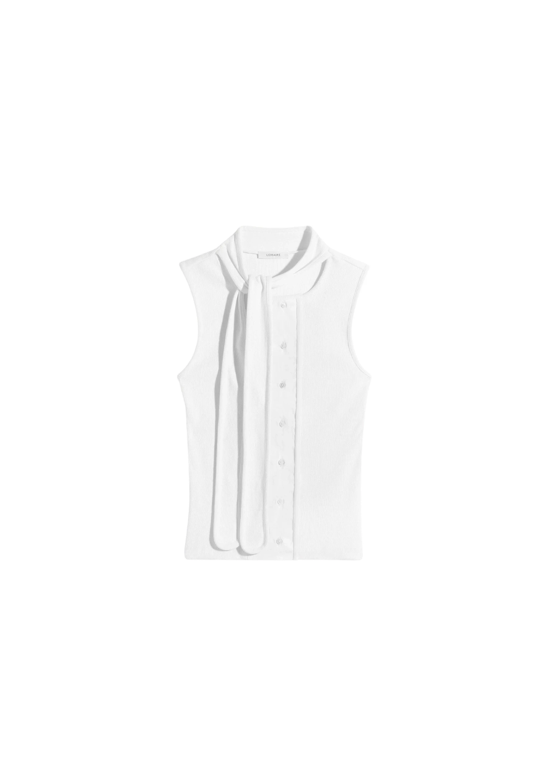 Lemaire-Asymmetrical-Fitted-Top-in-Jersey-coveti-640614_nobg Lemaire Asymmetrical Fitted Top in Jersey - Tops - Parisian Minimalist Luxury at Luxury Shoes